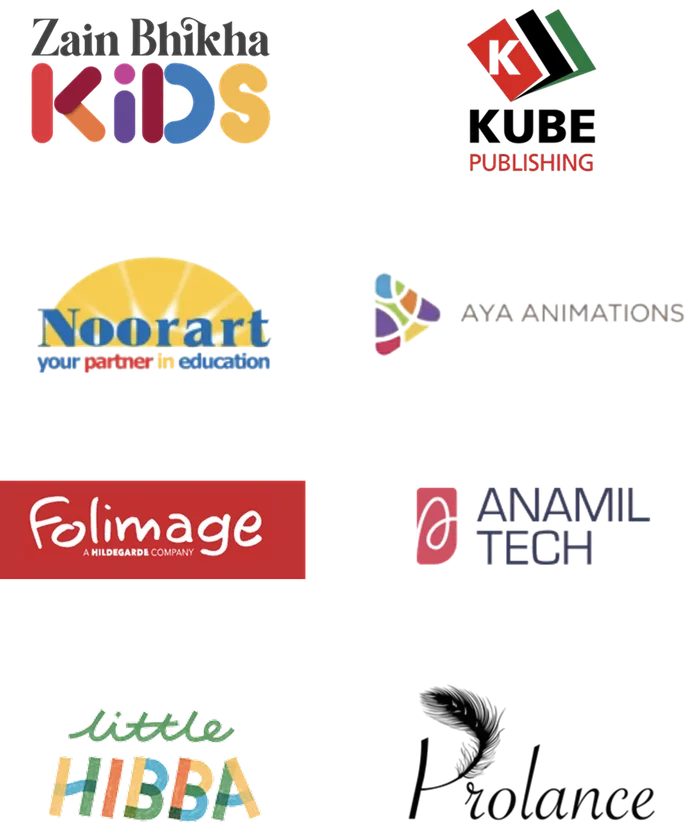 Zain Bhikha Kids, Kube Publishing, Noorart, Aya Animations, Folimage, Anamil Tech, Little Hibba and Prolance